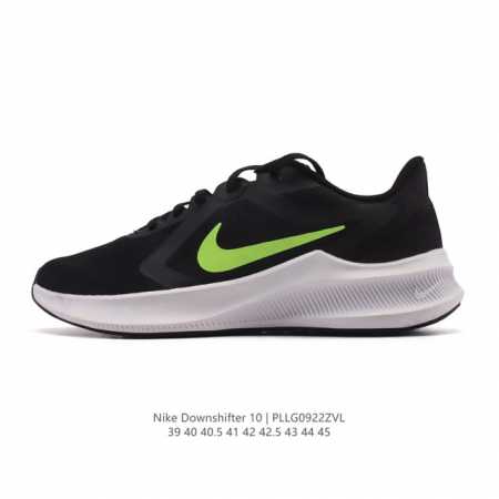 新品 耐克 Nike Downshifter 10 男子跑步鞋，耐克品牌推出的男子缓震跑步鞋，中足鞋笼，提供跑步时所需的支撑力。系上鞋带后即紧贴足部，铸就稳固迈 - 点击图像关闭