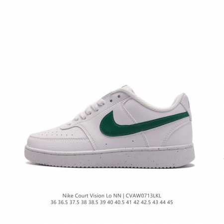 耐克nike Court Vision Low 校园风低帮复古篮球板鞋男女运动鞋。延续80年代复古篮球鞋，添加学院风细节。皮革组合鞋面，利落风格，重现复古篮球风 - 点击图像关闭