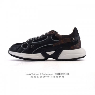 公司级 Timberland添柏岚 天伯伦 Louis Vuitton路易威登联名 运动跑步鞋 户外休闲潮流系列 厚底增高老爹鞋，搭配防臭防腐鞋垫，给您完美的穿