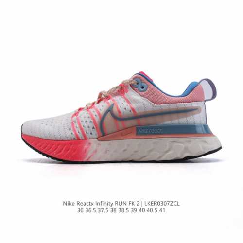 170 耐克女鞋Nike React Infinity Run Fk 轻便透气缓震运动跑步鞋，专为帮助减少跑步伤害而设计，系带设计，释放鞋款潜力，助力一路畅跑。