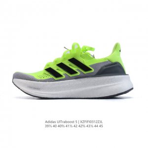 230 【公司级】阿迪达斯 Adidas Ultraboost 5X 爆米花 舒适透气 低帮 越野跑步鞋 男款 时尚 舒适防滑耐磨 低帮运动老爹鞋 阿迪达斯的U
