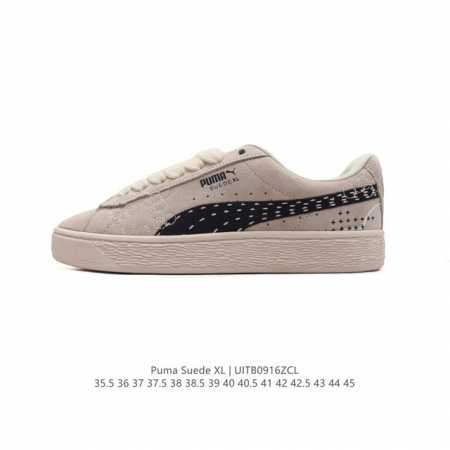 彪马puma Suede Xl 低帮复古轻便透气防滑减震休闲鞋 厚底增高运动板鞋 类型：男女鞋 尺码: 35.5-45含半码 货号：395777-02 编码：U - 点击图像关闭
