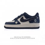 260 公司级 Af1耐克 Nike Air Force 1 ‘07 Low 空军一号 2025年 新款 小白鞋 刺绣菊花 厚底增高百搭运动板鞋 原楦头原纸板