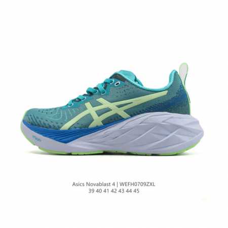 Asics 亚瑟士Novablast4男士运动跑步鞋 厚底增高老爹鞋 缓震回弹透气耐磨跑鞋 一鞋一科技：Novablast 4，跑鞋中底同时实现厚软轻弹。主要科 - 点击图像关闭