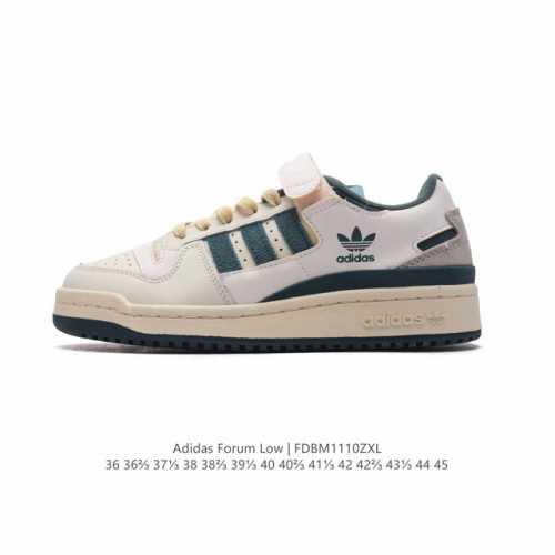 Adidas 阿迪达斯 三叶草 Forum Low 男女运动鞋 摩登演绎篮球风的经典鞋。英文的“Forum”，是进行表达的场所，在这里，可以释放自己的热情，阐述