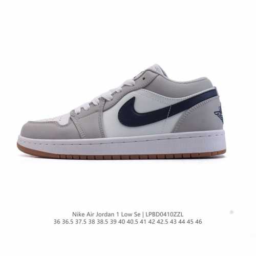 耐克 乔丹Air Jordan 1 Low Aj1 乔1 乔丹1代Aj1 低帮复古文化休闲运动篮球鞋。从1985 年面世的元年款汲取设计灵感，采用简洁大方的经典