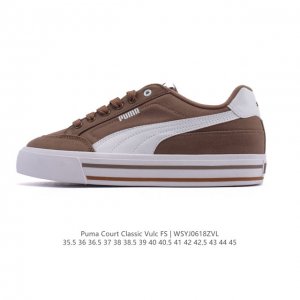 新品公司级 Puma彪马男女Court Classic Vulc Fs运动休闲鞋39635302初夏少年感Ootd｜氛围感工装Look真的不出错！材质上，鞋面布