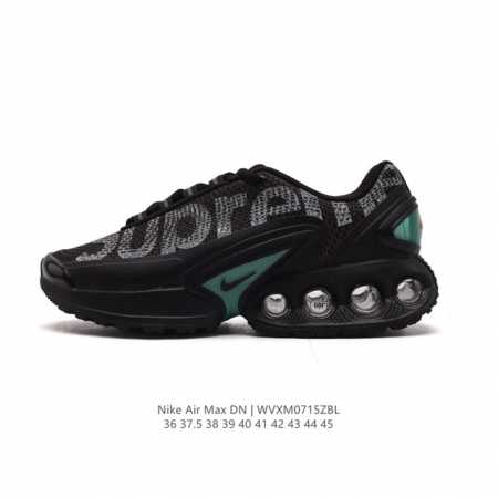 全新nike Air Max Dn 运动鞋 时尚跑步鞋，豆荚造型气垫吸睛！鞋面采用织物材质打造，提供舒适的穿着体验。这款鞋不仅具有时尚的外观，还融合了许多经典的 - 点击图像关闭