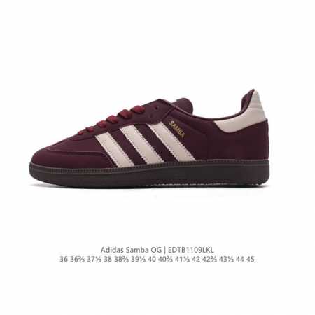 阿迪达斯 德训鞋 ADIDAS ORIGINALS SAMBA OG SHOES 经典运动鞋小白鞋 T头鞋 男女板鞋 彰显休闲摩登风情的时尚经典鞋。它诞生于50 - 点击图像关闭