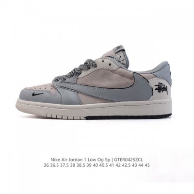 真标 耐克 Nike Air Jordan 1 Low Og Sp Military Blue Aj1乔1倒勾 2025年新款 蛇年新款 低帮篮球鞋 Aj1 乔