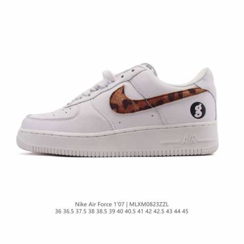 耐克 Nike Air Force 1 '07 Low 空军一号含气垫 小白鞋 2025年新款 低帮百搭厚底增高休闲运动板鞋。柔软、弹性十足的缓震性能和出色的中
