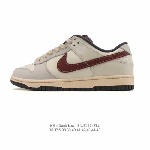 公司级 耐克 Nike Sb Dunk Low pro 男女同款运动鞋复古板鞋。采用柔软皮革鞋面，经久耐穿，塑就如元年款 Dunk 般的复古质感。鞋头透气孔，搭