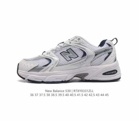新百伦 Nb530 New Balance 530 复跑古鞋nb530这鞋双确实是nb家经复典古款式之一 以全科新技诠释 成打功造530鞋款 鞋面保在持530基 - 点击图像关闭