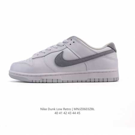 耐克 Nike Dunk Low Retro 运动鞋复古板鞋。作为 80 年代经典篮球鞋款，起初专为硬木球场打造，后来成为席卷街头的时尚标杆，现以经典细节和复古 - 点击图像关闭