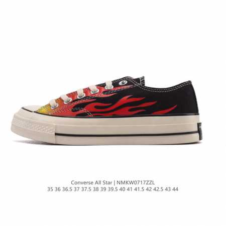Converse匡威1970S 斑马 火焰 低帮男鞋女鞋帆布运动板鞋尺码: 35-44含硫化半码编码: Nmkw0717Zzl - 点击图像关闭