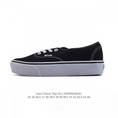 万斯 Vans 中性Classic Slip-On 帆布鞋 硫化板鞋 休闲低帮 运动鞋。Vans的棋盘格鞋款千千万，但Slip-On系列绝对是经典中的经典，松弛
