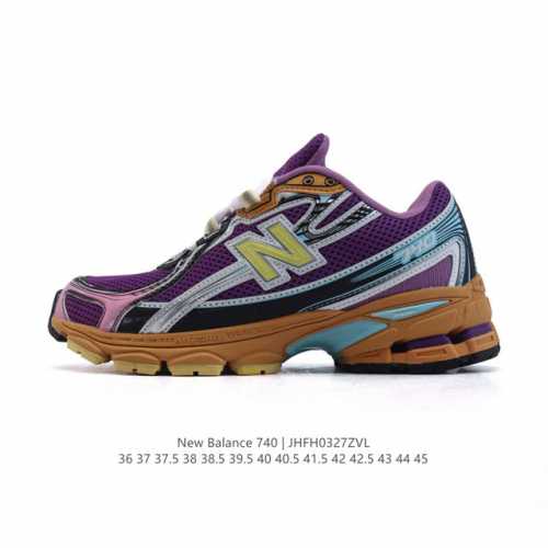 180 new Balance Mr740 Nb新百伦系列复古老爹风休闲运动慢跑鞋。采用轻质牛剖革拼接透气网眼衬垫织物鞋面材质 T-Beam大底提供足步弓支撑