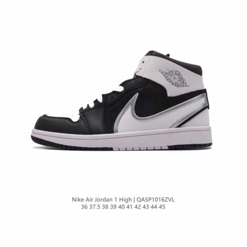 耐克 男女鞋 Nike Air Jordan 1 Retro High Og 乔丹一代aj1 乔1 Aj1 篮球鞋复刻运动鞋。皮面高帮板鞋的设计灵感源自运动夹克