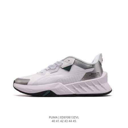 puma 彪马 Mercedes奔驰联名 Amg Petronas 系列赛车休闲厚底增高老爹鞋 透气轻便 耐磨防滑男士运动赛车鞋 男款低帮休闲渐变时尚赛车鞋。 - 点击图像关闭