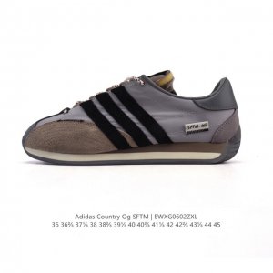 真标 阿迪达斯 Adidas Country Og Shoes经典复古运动板鞋 T头鞋 久负盛名的复古风皮革经典运动鞋 Country Og系列鞋款于1970年