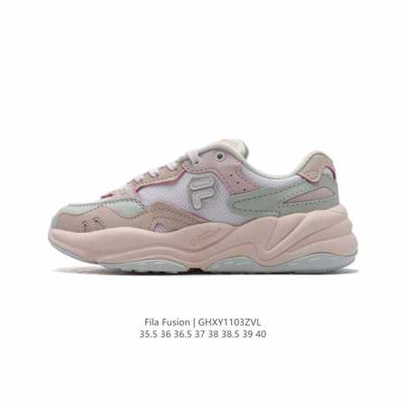 斐乐 女款老爹鞋 FILA FUSION 厚底增高百搭运动板鞋 意大利百年经典运动品牌，网红单品 小红书推荐爆款 FILA斐乐新款小白鞋斐乐潮牌文化街头风运动鞋 - 点击图像关闭