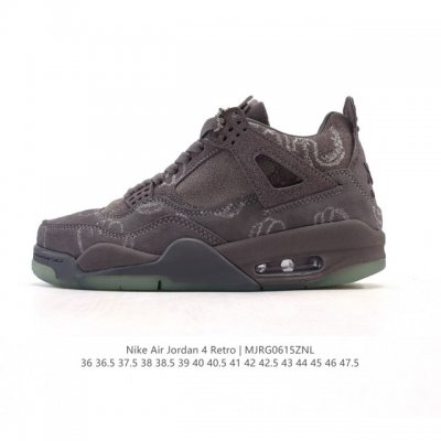 公司级 真标 耐克 Nike Air Jordan 4 Retro Og迈克尔 乔丹Aj4代乔4 中帮复古休闲运动文化篮球鞋。秉承轻量化的速度型篮球鞋设计思想完