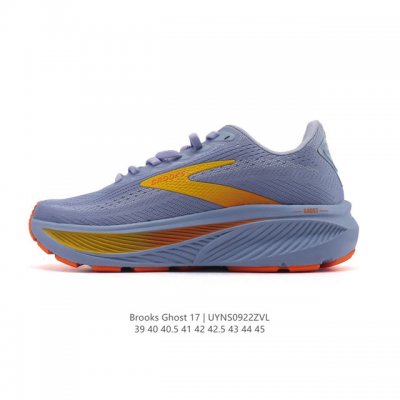 新品公司级 布鲁克斯Brooks Ghost 幽灵 17 经典鞋款厚底增高运动老爹鞋，Max 坐垫。搭载 Dna Loft V3 氮气超临界发泡中底，前掌厚度