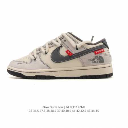 公司级 耐克 Nike Sb Dunk Low pro 男女款运动鞋复古板鞋 解构绑带 双鞋带。采用柔软皮革鞋面，经久耐穿，塑就如元年款 Dunk 般的复古质感 - 点击图像关闭