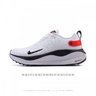 耐克 Nike Reactx Infinity Run 4瑞亚机能风疾速系列越野缓震休闲运动鞋 公路跑步鞋带气垫厚底增高运动鞋，加宽前足设计和加厚泡绵层，有助提