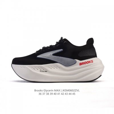 新品公司级 布鲁克斯 Glycerin Max 超级甘油:舒适的增高神器！Brooks Glycerin Max是一款极具突破性的顶级缓震运动跑鞋，由百年专业跑