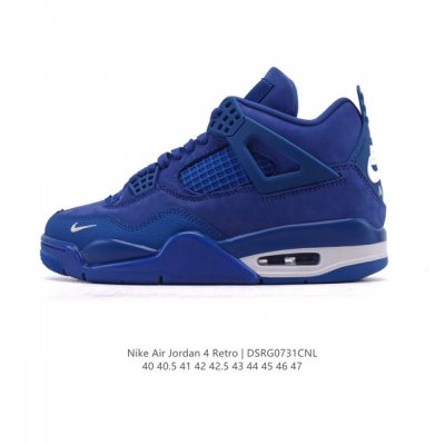 公司级 真标 耐克 Nike Air Jordan 4 Retro Og迈克尔 乔丹Aj4代乔4 中帮复古休闲运动文化篮球鞋。秉承轻量化的速度型篮球鞋设计思想完