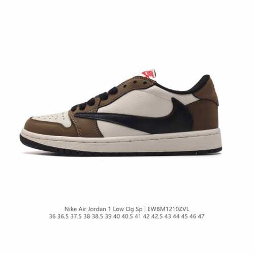 头层皮 真标 耐克 Nike Air Jordan 1 Low Og Sp Military Blue Aj1乔1倒勾低帮篮球鞋 Aj1 乔丹1代 Aj1 乔1
