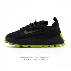 新品 耐克 Nike 小红书爆款 阿甘鞋男女士夏季透气网面休闲爆款厚底增高运动高级时尚老爹鞋Nike Reactx pegasus Trail 2026 越野跑