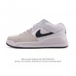 真标 耐克 Nike Air Jordan Stadium Aj90 潮流运动板鞋 Aj90 充满了对Tinkerhathield 原创设计的致敬 包括中足网状