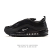 公司级 Nike 耐克 Nike Air Max 97 Se 气垫缓震男士跑步鞋 厚底增高百搭运动鞋。以织物材料以及皮革材质搭配而成 鞋侧的走线部分做了一个解构