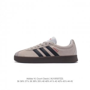 阿迪达斯 Adidas Vl Court Classic Shoes 运动休闲板鞋德训鞋 T头鞋 这款adidas经典运动鞋，以经典造型塑就百搭风格。灵感源自a