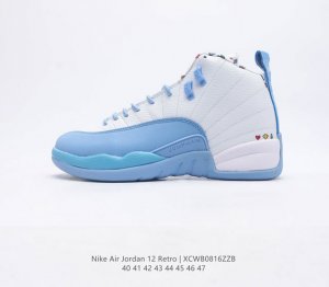耐克 Aj 乔丹12代 Nike Air Jordan 12 Retro 篮球鞋复刻男子运动鞋 重现设计师汀克 哈特菲尔德广受赞誉的 1996 年鞋款设计 后者