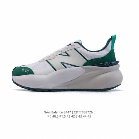 210 公司级新百伦 New Balance Nb3447 新百伦Nb系列男鞋 织物层牛皮防滑减震透气舒适耐磨减震低帮厚底增高休闲运动老爹鞋。 货号: U344 - 点击图像关闭