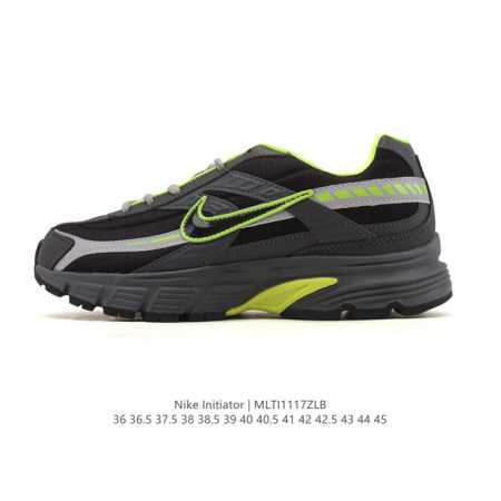 Ins爆火全新韩系古着风，回味经典 Nike 耐克Initiator Running创始者系列复古厚底增高老爹休闲运动舒适跑鞋。 货号：394055 尺码: 3 - 点击图像关闭