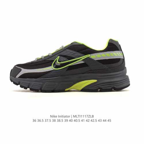 Ins爆火全新韩系古着风，回味经典 Nike 耐克Initiator Running创始者系列复古厚底增高老爹休闲运动舒适跑鞋。 货号：394055 尺码: 3