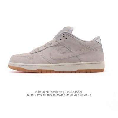 真标 耐克 Nike Dunk Low 男女士运动鞋复古滑板鞋 Sb系列经典运动鞋 采用天然皮革 经久耐穿 塑就如元年款 Dunk 般的复古质感 鞋头透气孔 搭