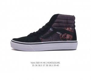 Vans 万斯 正确原厂档案开发铝楦版型 复杂重组手工技术致敬致敬offwhite主题解构风官方新色 范斯vans Sk8-Hi Reissue Cap Ins