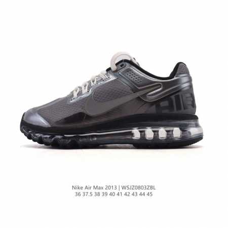 耐克 Nike Air Max 系列经典人气单品强势回归。Nike Air Max 2013 男女子气垫运动鞋 厚底增高跑步鞋，延续以往的时尚格调和运动风范，采 - 点击图像关闭