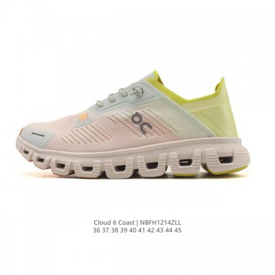 新品公司级 On昂跑 Cloud 6 Coast 柔软舒适防滑耐磨 低帮 休闲跑步鞋 昂跑运动鞋，春夏舒适新选择，2025春夏颜值天花板，极简设计+未来感流线型