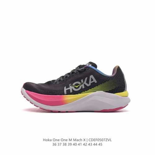 Hoka One One 2023全新竞速跑鞋 男女款马赫x竞赛公路跑步鞋mach X回弹缓震 回弹缓震，简约大方。Hoka One One于盛夏时节推出全新竞