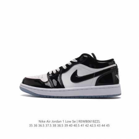 头层皮 耐克 乔丹air Jordan 1 Low Aj1 乔1 乔丹1代aj1 低帮复古文化休闲运动篮球鞋。该鞋款从 1985 年元年款汲取设计灵感，焕新演绎 - 点击图像关闭