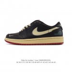 耐克 乔丹Air Jordan 1 Low Aj1 乔1 乔丹1代Aj1 低帮复古文化休闲运动篮球鞋。该鞋款从 1985 年元年款汲取设计灵感，焕新演绎简约经典