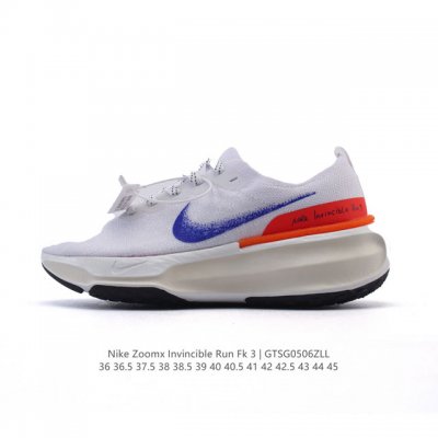 真标 耐克 Nike Zoomx Invincible Run Fk 3 机能风格运动鞋 厚底增高老爹鞋。最新一代的Invincible 第三代来了！首先鞋面采