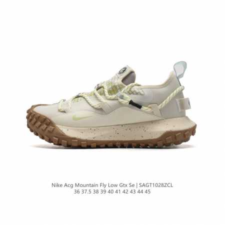 耐克 Nike ACG Mountain Fly Low GTX SE 男女子运动鞋户外登山徒步鞋。采用匠心设计，打造耐穿迅疾风格，让你在沙漠、峡谷和深山中探险 - 点击图像关闭
