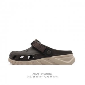 crocs 沙滩洞洞鞋 男女休闲厚底增高凉拖鞋 卡骆驰杨幂同款 厚底增高凸显大长腿沙滩鞋 选择尺码时 建议选大一码 脚感更舒适。 这款不带鞋盒 类型：男女鞋 尺